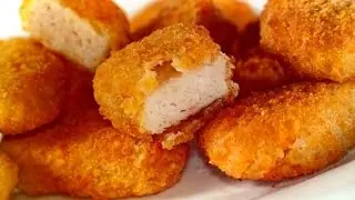 Crispy chicken nuggets. Crispy nuggets