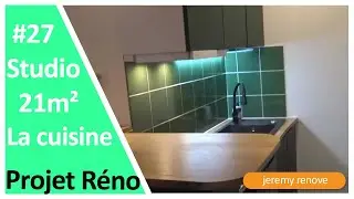 Studio 21m2 #27 construction de la cuisine