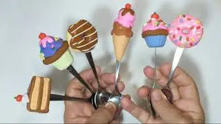Como Fazer Doces de Biscuit! Para Decorar Colheres