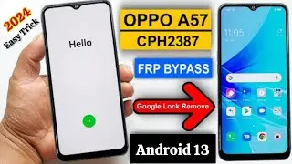 Oppo a57 frp bypass android 13 cph2387 unlock without computer