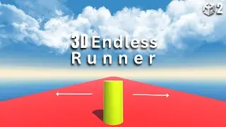 How to Make Player Jump & Horizontal movement in 3D game unity | 3D Endless runner