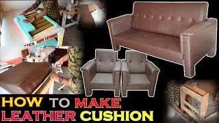how to make leather sofa set /5 seater sofa set /leather sofa set design / sofa set price