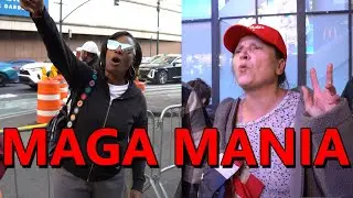 Trump Supporters RANT Democracy is Communism, Kamala Will Take Your Freedoms!