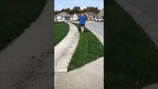 Wait ends; edges to be cut, mows to be done.| Tiktok: @PharmDad | MowerLiving.com