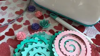 Rolled Paper Flowers with Cricut Joy