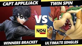 4o4 Weekly Smash 14 - Capt.AppleJack (Joker) Vs. Twin Spin (Bowser) Smash Ultimate - SSBU