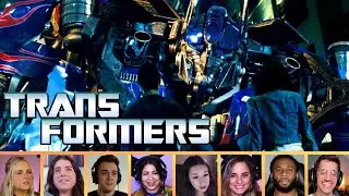 Reactors Reacting to the TRANSFORMERS ARRIVAL TO EARTH | Transformers (2007)