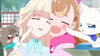 Cat Mayu and Cat Yuki’s comparison - Wonderful Precure