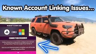 Known Account Linking Issues & Some Solutions in Forza Horizon 5!! 