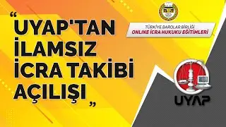 UYAP'tan İlamsız İcra Takibi Açılışı