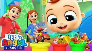 Range tes jouets Bébé Louis! Comptine Éducative | Little Angel Français