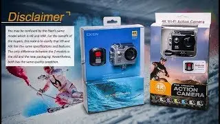 How to use camera in quadcopter, Eken 4K Ultra HD 16 MP WiFi Waterproof Camera, Explain in Hindi