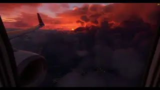 Boeing 737 Wingflex Timelapse