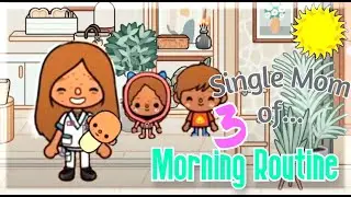 Single Mom of 3 Morning Routine | Toca Boca Roleplay