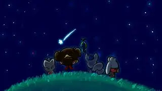Shooting star animation