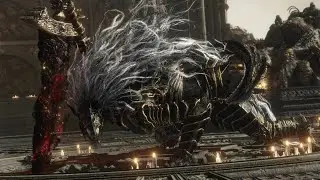 Maliketh, the Black Blade Boss Fight - Elden Ring (Solo Strength Build)