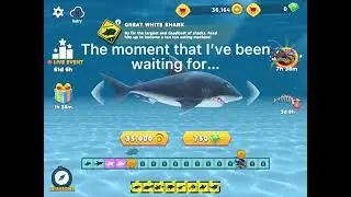 Unlocking the great white shark (hungry shark evolution)