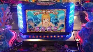 海物語ラッキーマリンシアターデラックス ジャックポットチャレンジ 3632 WIN JACKPOT(メダルゲーム)2023年4月25日