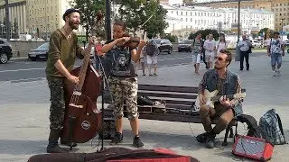Уличные музыканты на Арбате