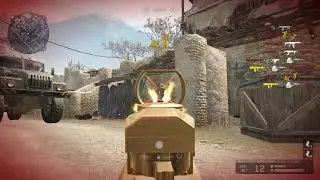 Warface Золотой Enfield L85A2 Custom после 25к убийств нашивки