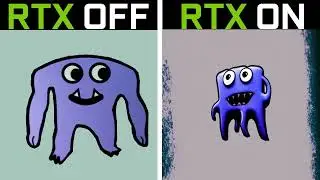 WHAT??? GARTEN OF BANBAN - ALL MONSTERS RTX OFF VS RTX ON