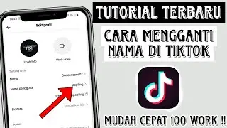 Cara Mengganti Nama Di Tiktok 2023 Cepat dan Mudah || ganti nama pengguna atau username Tiktok