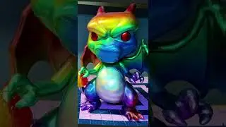Rainbow Charizard VMAX ,Lapras Diamonds,Pokémon,Custom #funkopop #collectibles #pokemon #charizard