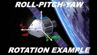 Roll Pitch Yaw Rotation Matrix Example