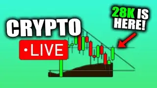 CRYPTO LIVE - 28K IS HERE FOR BITCOIN! Wyckoff Says "We Are Back"