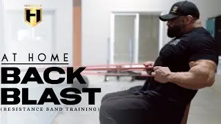 AT HOME BACK BLAST (resistance band training) | Fouad Abiad