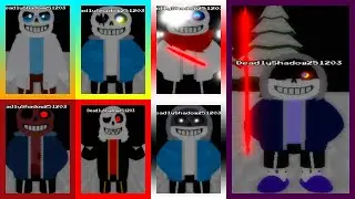 All Variations Characters + Hyper Dust Event [Showcase] [Undertale: Clashing Souls]