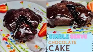 Single Serve Vegan Chocolate Cake
