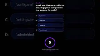 Which XML file is responsible for declaring system configurations in a Magento 2 module