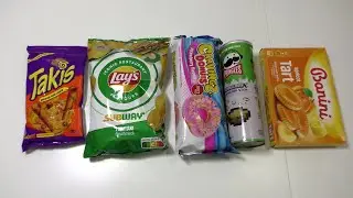 Takis, Lay's & Pringles plus Donuts and Cakes