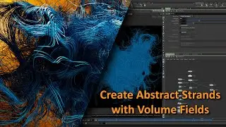 Abstract Strands with Volume Fields in Houdini