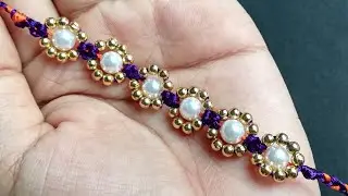 रक्षाबंधन स्पेशल 2019 - DIY Pearl Rakhi - Pearl Beaded Bracelet - Latest Rakhi Design