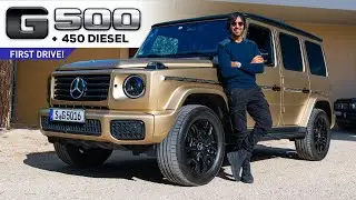 First Drive: Mercedes G500 + G450d Facelifts! 2025