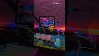 Pc❌mini mobile setup ✅Free Fire Gaming Keyboard|⌨️🖱📱Mix Pro Geek Gamer 