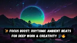 ✨ Focus Boost: Rhythmic Ambient Beats for Deep Work & Creativity 🎧🔥