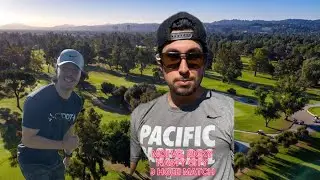 The boys compete in a 9 hole golf match!