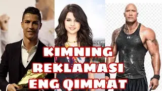 INSTAGRAMМDAGI ENG QIMMAT REKLAMA QO’YUVCHI MASHHURLAR | TOP 10 | ЭНГ КИММАТ РЕКЛАМА ИНСТАГРАММ 2021