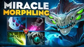 МИРАКЛ ВНОВЬ УНИЧТОЖАЕТ НА СИГНАТУРНОМ МОРФЕ🔥| Miracle Morphling 7.37d