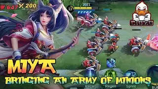 Miya Top Global  Full ATK Speed Build = SAVAGE!! miya best build 2021 top 1 global miya MLBB