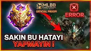 Sakın Bu Hatayı Yapmayın! Rank Düşmenizin Tek Sebebi Bu...