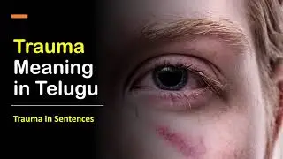 Trauma Meaning in Telugu, Trauma in Sentence, Trauma Pronunciation