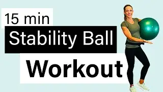 How to use a Stability Ball (yoga ball) to Workout 🔥