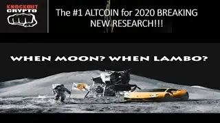 The #1 Altcoin for 2020 Breaking New Research Best Altcoins 2020