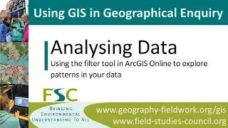 Using the filter tool in ArcGIS Online