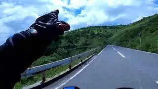 夏の志賀草津高原道路【CBR600RR Stock Exhaust Sound】