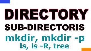 Directory and sub-Directories structure in Linux/Unix.